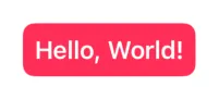 A Text view on a pink rounded rectangle