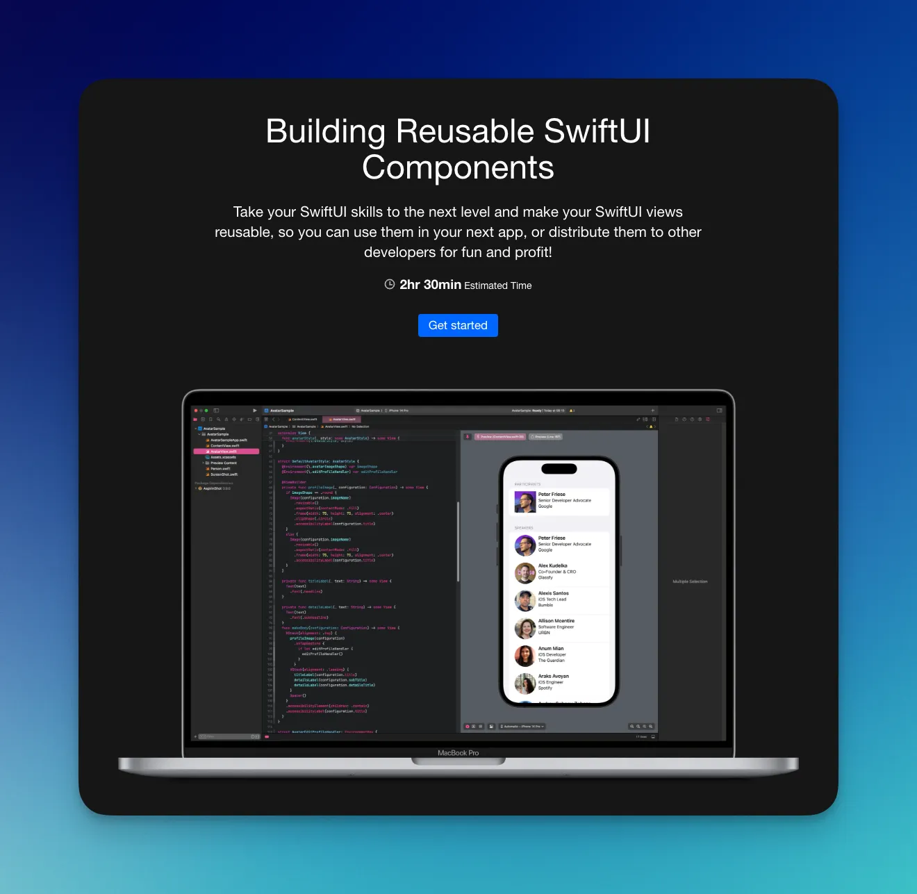 Building Reusable SwiftUI Components